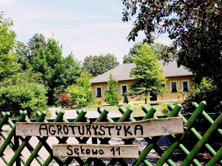 Agroturystyka Pod Modrzewiami Nowy Tomyśl Esterno foto